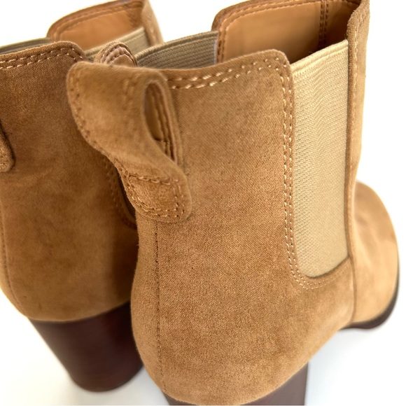 🍂J. Crew Factory Like New Women’s Microsuede Rory Boots. Size 7. Color: Walnut - Picture 2 of 13